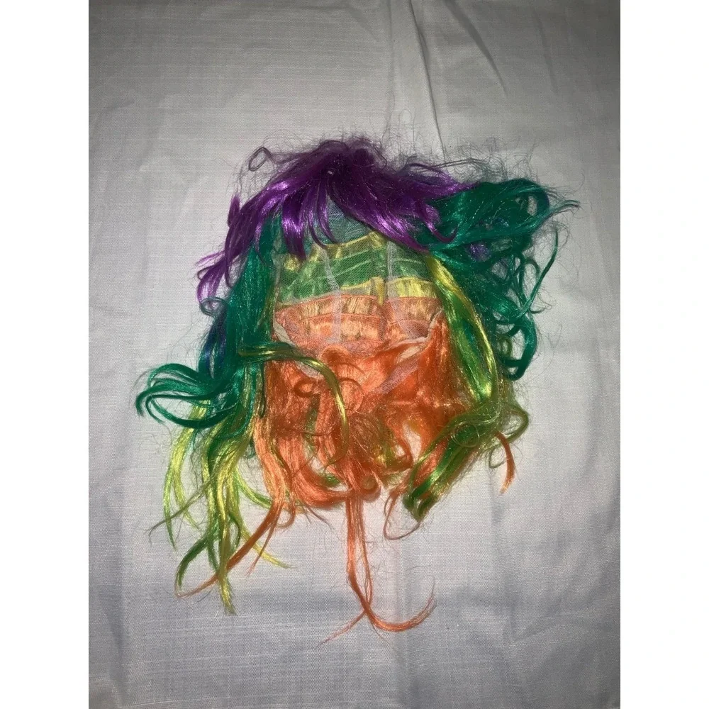 Halloween‎ Rainbow Wig Colorful Costume Cosplay Party Funky Hair women's